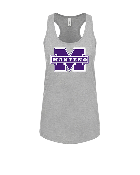 Manteno HS Softball Logo M - Womens Tank Top