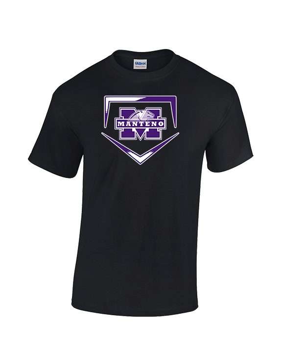 Manteno HS Softball Plate - Cotton T-Shirt