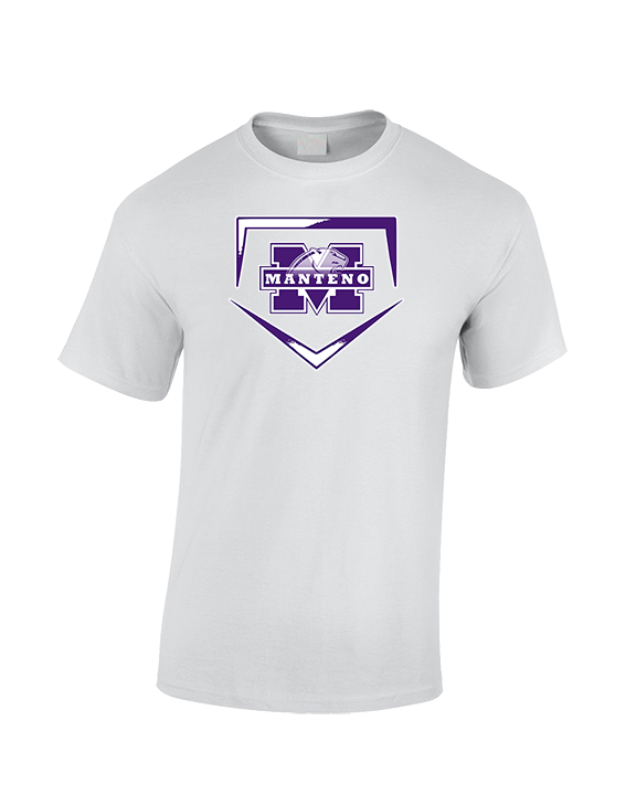 Manteno HS Softball Plate - Cotton T-Shirt