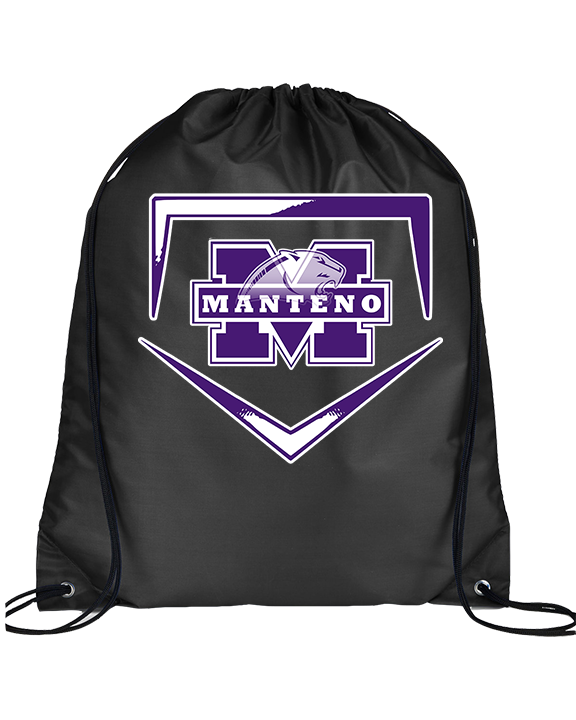 Manteno HS Softball Plate - Drawstring Bag