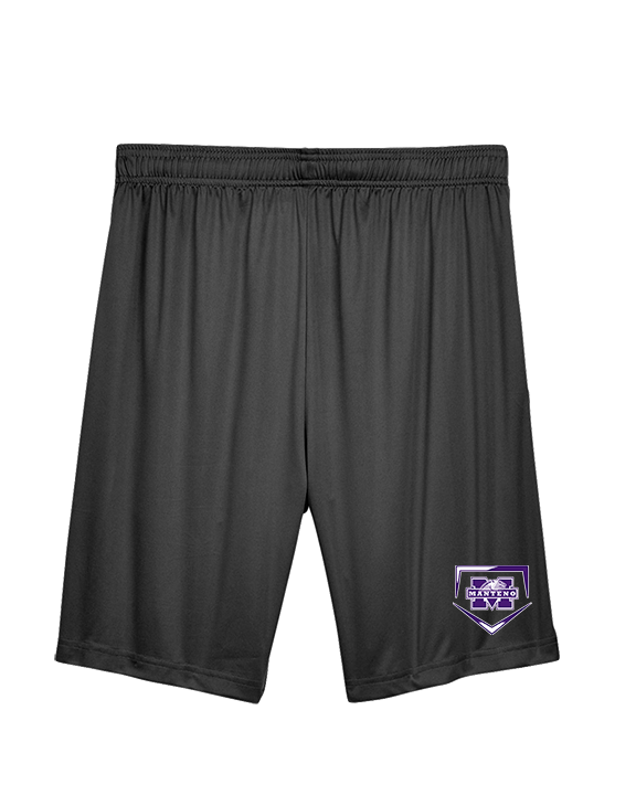 Manteno HS Softball Plate - Mens Training Shorts with Pockets