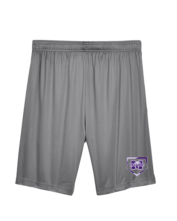 Manteno HS Softball Plate - Mens Training Shorts with Pockets