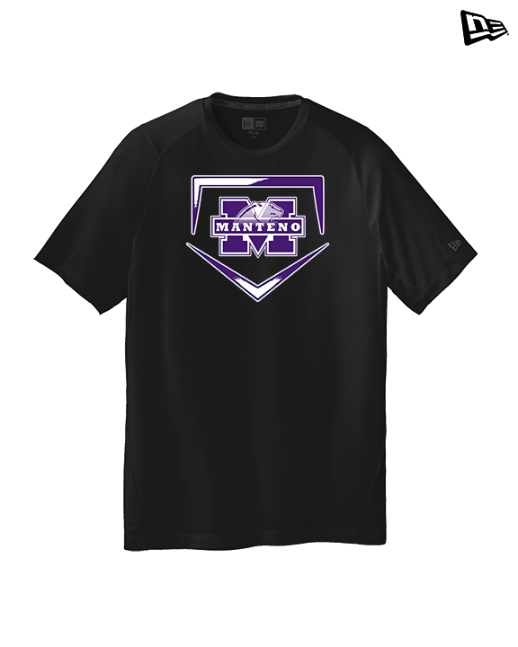 Manteno HS Softball Plate - New Era Performance Shirt