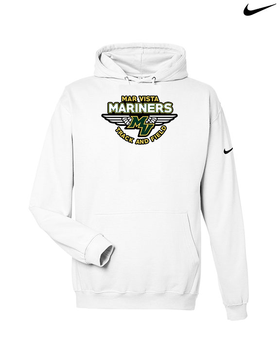 Mar Vista HS Track & Field Logo - Nike Club Fleece Hoodie