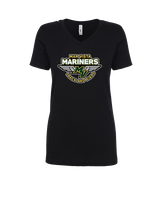 Mar Vista HS Track & Field Logo - Womens V-Neck