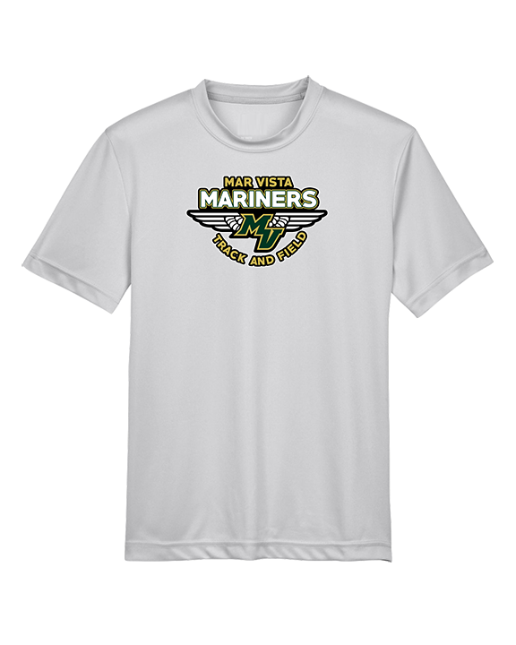 Mar Vista HS Track & Field Logo - Youth Performance Shirt