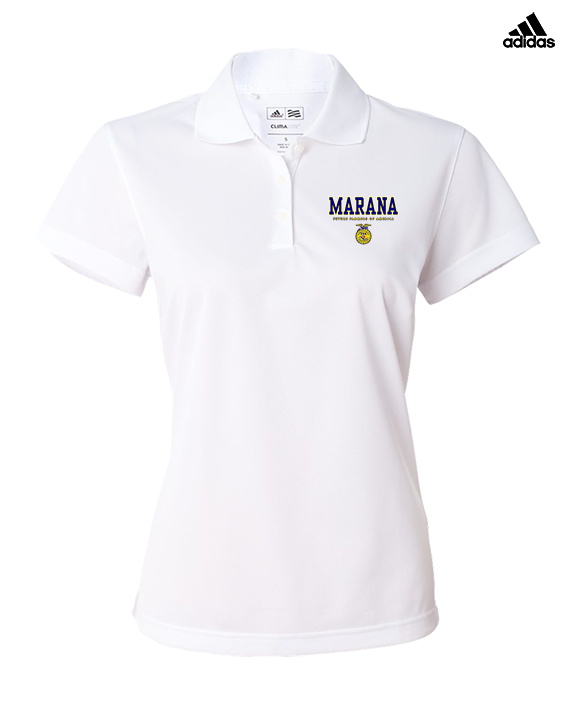 Marana HS FFA Block - Adidas Womens Polo