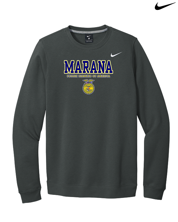Marana HS FFA Block - Mens Nike Crewneck