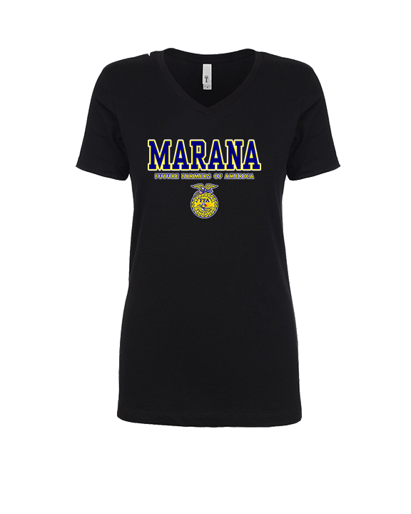 Marana HS FFA Block - Womens V-Neck