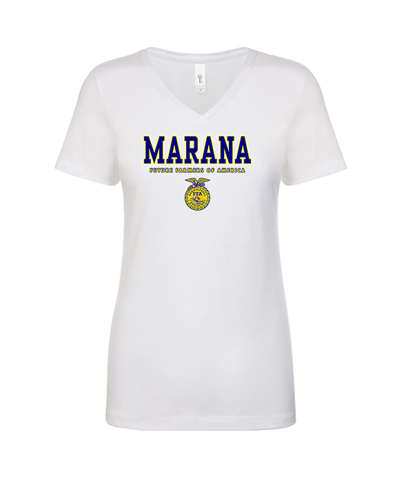 Marana HS FFA Block - Womens V-Neck