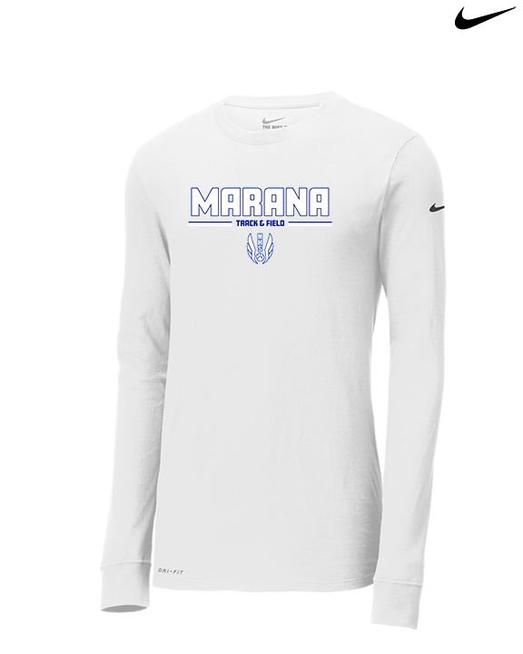 Marana HS Track & Field Keen - Mens Nike Longsleeve