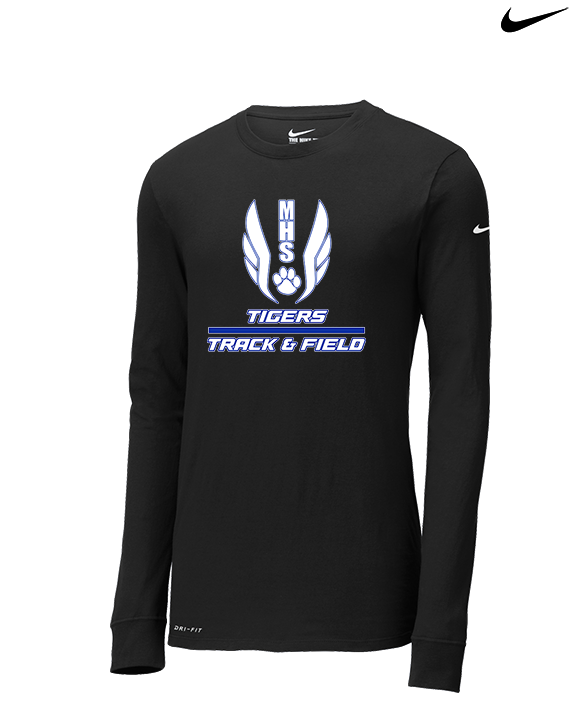 Marana HS Track & Field Split - Mens Nike Longsleeve