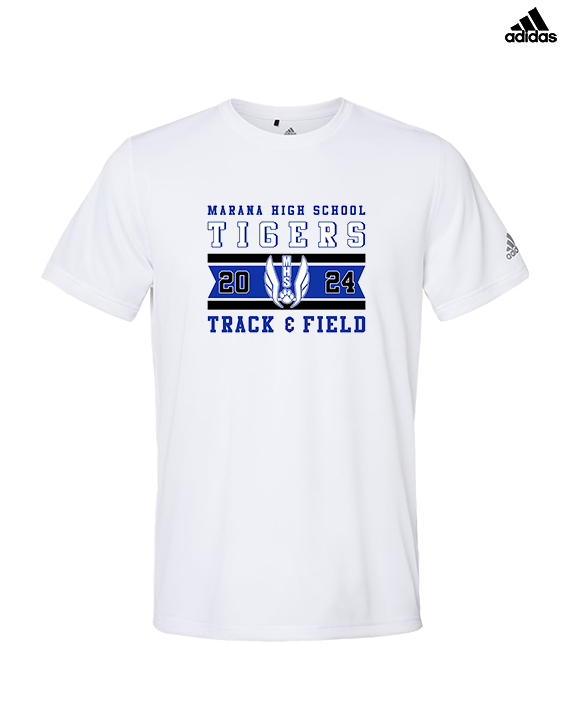 Marana HS Track & Field Stamp - Mens Adidas Performance Shirt