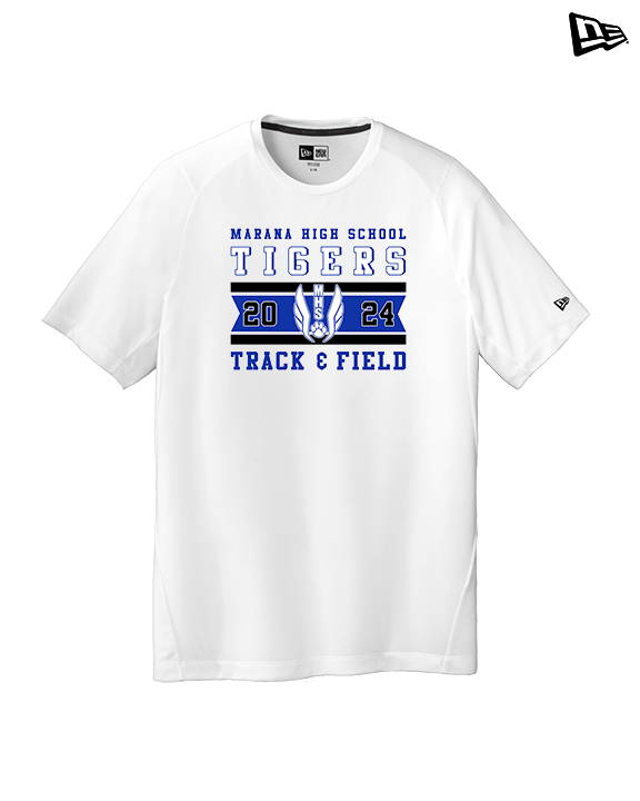 Marana HS Track & Field Stamp - New Era Performance Shirt