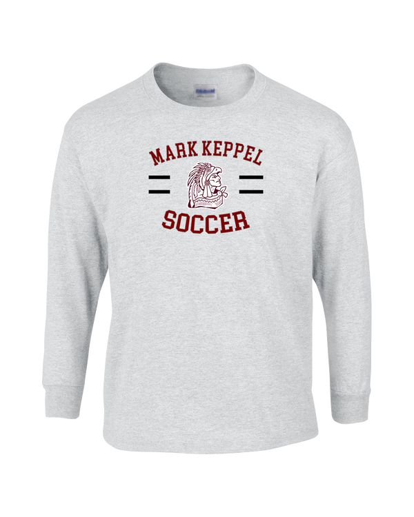 Mark Keppel HS Boys Soccer Curve - Mens Cotton Long Sleeve