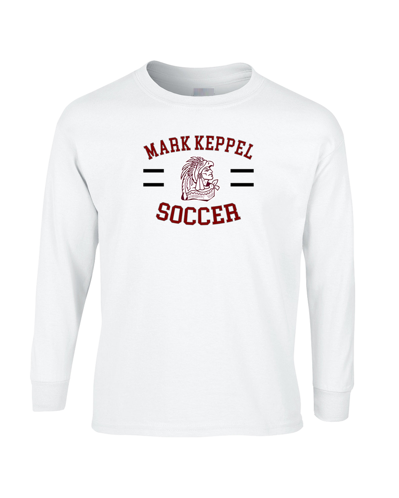 Mark Keppel HS Boys Soccer Curve - Mens Cotton Long Sleeve