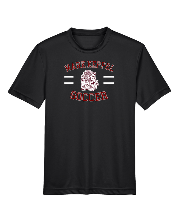 Mark Keppel HS Boys Soccer Curve - Youth Performance T-Shirt