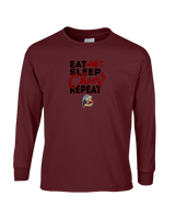 Mark Keppel HS Eat, Sleep, Cheer - Mens Cotton Long Sleeve