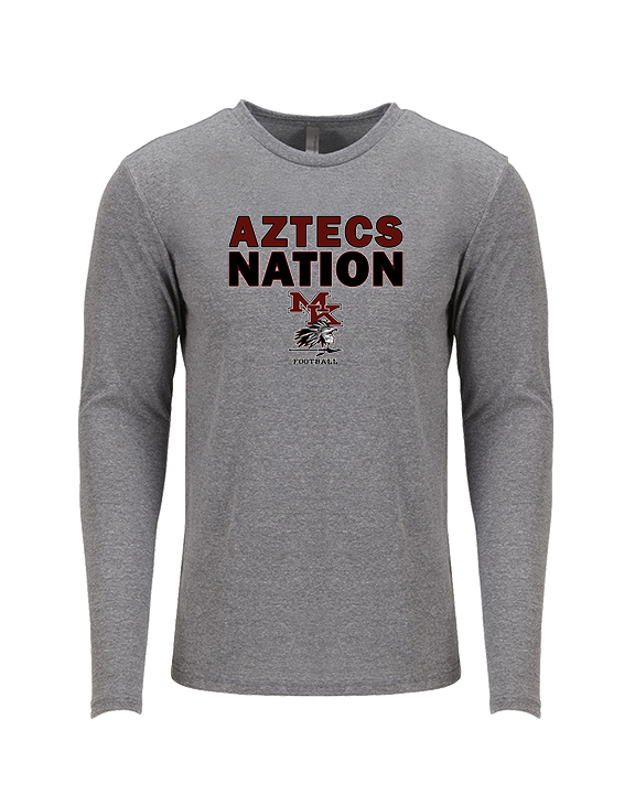 Mark Keppel HS Football Nation - Tri-Blend Long Sleeve