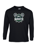 Marquette HS Boys Lacrosse Logo - Cotton Longsleeve