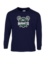 Marquette HS Boys Lacrosse Logo - Cotton Longsleeve