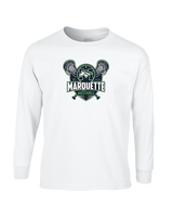 Marquette HS Boys Lacrosse Logo - Cotton Longsleeve