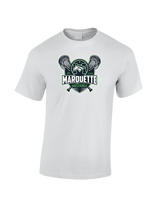 Marquette HS Boys Lacrosse Logo - Cotton T-Shirt