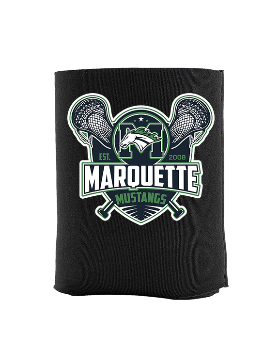 Marquette HS Boys Lacrosse Logo - Koozie