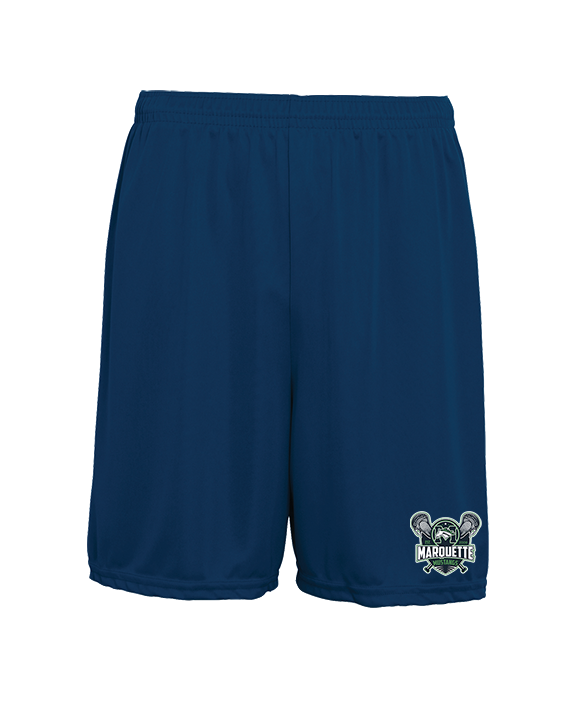 Marquette HS Boys Lacrosse Logo - Mens 7inch Training Shorts