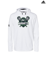 Marquette HS Boys Lacrosse Logo - Mens Adidas Hoodie