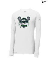 Marquette HS Boys Lacrosse Logo - Mens Nike Longsleeve