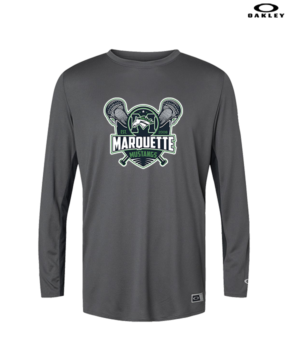 Marquette HS Boys Lacrosse Logo - Mens Oakley Longsleeve