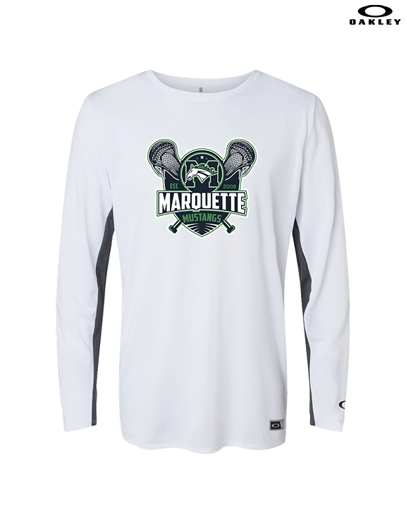 Marquette HS Boys Lacrosse Logo - Mens Oakley Longsleeve