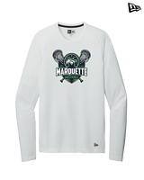 Marquette HS Boys Lacrosse Logo - New Era Performance Long Sleeve