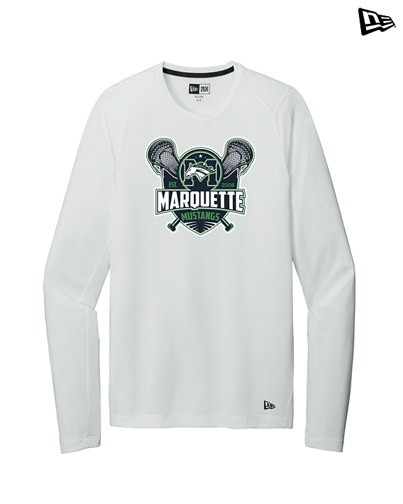 Marquette HS Boys Lacrosse Logo - New Era Performance Long Sleeve