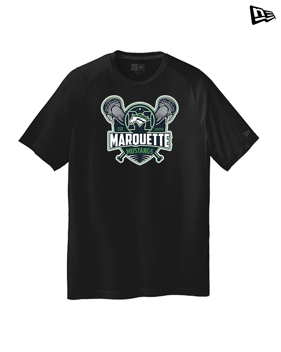 Marquette HS Boys Lacrosse Logo - New Era Performance Shirt