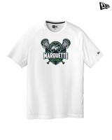 Marquette HS Boys Lacrosse Logo - New Era Performance Shirt