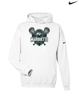 Marquette HS Boys Lacrosse Logo - Nike Club Fleece Hoodie