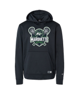 Marquette HS Boys Lacrosse Logo - Oakley Performance Hoodie