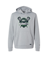 Marquette HS Boys Lacrosse Logo - Oakley Performance Hoodie