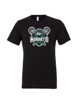 Marquette HS Boys Lacrosse Logo - Tri-Blend Shirt