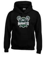 Marquette HS Boys Lacrosse Logo - Unisex Hoodie