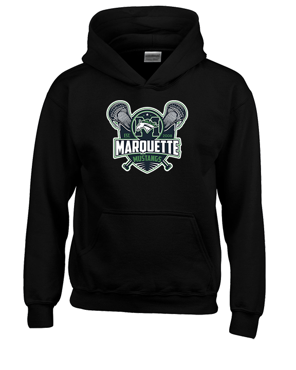 Marquette HS Boys Lacrosse Logo - Youth Hoodie
