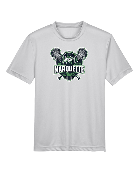Marquette HS Boys Lacrosse Logo - Youth Performance Shirt