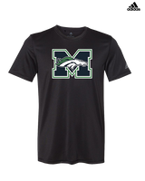 Marquette HS Boys Lacrosse Logo M - Mens Adidas Performance Shirt