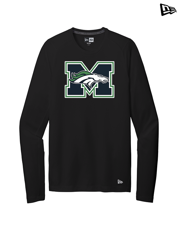 Marquette HS Boys Lacrosse Logo M - New Era Performance Long Sleeve