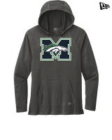 Marquette HS Boys Lacrosse Logo M - New Era Tri-Blend Hoodie