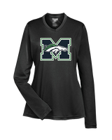 Marquette HS Boys Lacrosse Logo M - Womens Performance Longsleeve