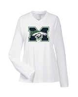 Marquette HS Boys Lacrosse Logo M - Womens Performance Longsleeve