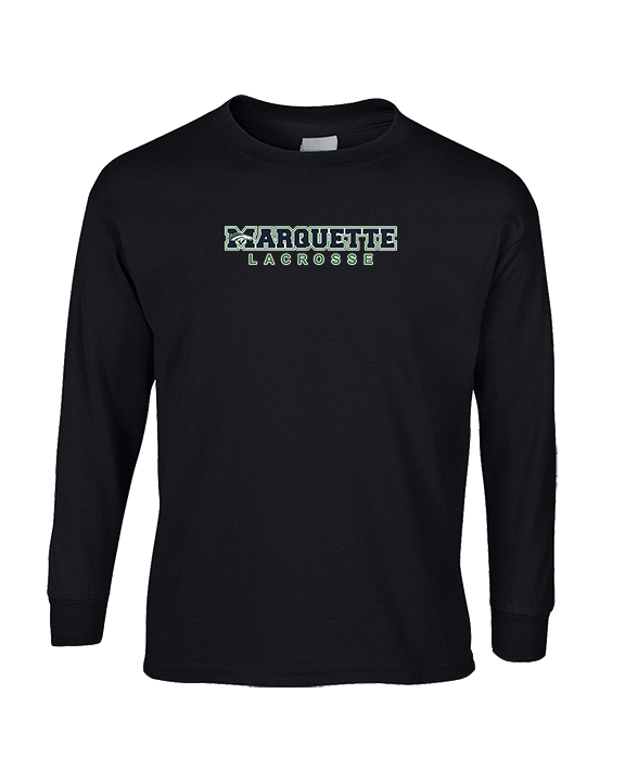 Marquette HS Boys Lacrosse Logo Sweatshirt - Cotton Longsleeve